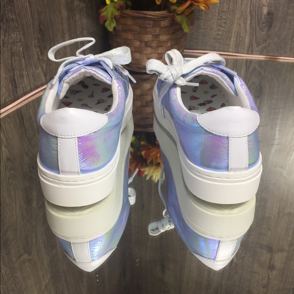🛍 Jessica Simpson GYouth Wham Sneakers - Blue Inf - Picture 4 of 8
